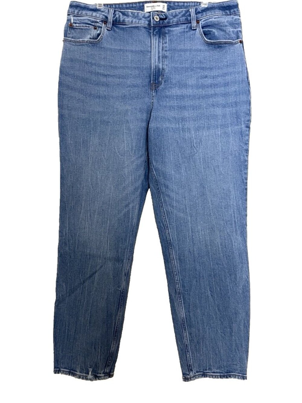 Abercrombie & Fitch Curve Love The Mom Jeans Women's 33 / 16L High Rise - Picture 2 of 10